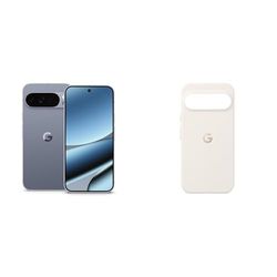 Google Pixel 10 Pro XL - Unlocked Android Smartphone with Gemini, Triple Rear Camera, 24+ Hour Battery and 6.8" Super Actua Display - Moonstone, 256GB+Case