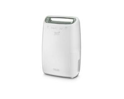 De'Longhi Tasciugo AriaDry DEX212SF, draagbare luchtontvochtiger met 3-weg filtersysteem, droogfunctie, luchtbevochtiging 12 l/dag, R290, afneembare tank, wit