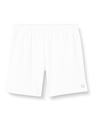 Wilson Homme Short, RUSH 9 WOVEN SHORT, Polyester, Blanc, Taille M, WRA746601MD