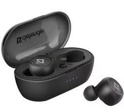 Defender Twins 638 Draadloze Headset Bluetooth Oproepen/Muziek Hoofdtelefoon, Zwart