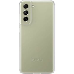 Samsung Galaxy S21 FE Premium Plastic Clear Cover - Official Samsung Original Case - Wireless Charging Compatible Transparent