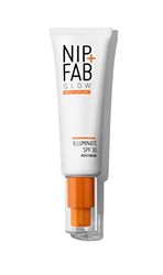 Nip+Fab SPF 30 Moisturiser Glow Illuminate, 50 ml, Op maat gemaakt voor de doffe huid, Maximale hydratatie en bescherming voor het gezicht, UVA + UVB bescherming, SPF Gezicht Zonnebrandcrème