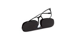 Nooz Gafas de Lectura - Color Negro Corrección +1.00 - Forma Rectangular - Para Hombres y Mujeres - Modelo Bao Colección Essential
