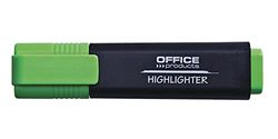 OFFICE PRODUCTS markeerstift oplichtend 10 stuks kleur: groen/highlighter Textliner die niet-giftige inkt, wigpunt lichtgevende kleuren hoge kwaliteit/lijndikte 1-5 mm