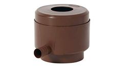 GRAF 3204K/ 503010 Tanica per Acqua piovana con riempimento Automatico e respingi Fogliame, Colore: Marrone