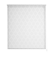 Estoralis | Davos | Modern Design Roller Blind | Translucent Curtain | Colour | White | 80 x 255 cm (W x H) Fabric Size 77 x 250 cm | Blinds for Windows and Doors