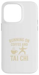 Running on Coffee and Tai Chi Funny Balance Lifestyle Case for iPhone 14 Pro Max