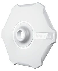 Starrett Sharpening Steel Protector - BKW5 White Antimicrobial Sanitized Guard Polypropylene for Hand & Wrist Protection - Durable & Easy-to-Clean Knife Sharpener Accessory