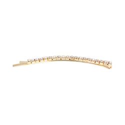 Clip dorata con strass 2 pezzi