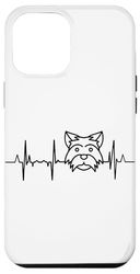 Terrier Battito cardiaco Amante dei cani Battito cardiaco Custodia per iPhone 12 Pro Max