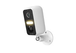 Beafon, Smart Home, Safer 3L, Telecamera di sorveglianza orientabile, per Esterni con Luce LED, 3 MP, Fotocamera Super HD, Protezione IP65 Contro getti d'Acqua e Antipolvere, Bianco, Rete 2,4 G, WiFi