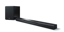 Yamaha MusicCast BAR 40 SW Sound Bar (slanke soundbar met draadloze subwoofer - de perfecte aanvulling op de thuisbioscoopinstallatie - compatibel met Amazon Alexa spraakbesturing) zwart