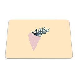 Bonamaison, Tapis de Souris Rectangle Imprimé Numériquement, Fond Antidérapant, pour Bureau et Maison, Taille: 22x18cm