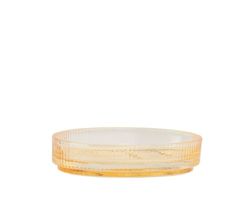 JABONERA BAÑO CRISTAL AMARILLO 12X9