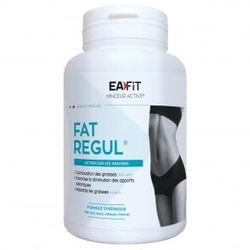 EAFIT Minceur - Fat Regul - Action sur les graisses : The vert- Nopal - Chitosan - Cafeine - Chrome - Complement alimentaire pour la régulation des graisses, agit en brûleur de graisses - 90 Comprimes