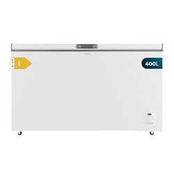Cecotec Congelador Horizontal 400L Bolero CoolMarket Chest 400 White E. Compresor Inverter Plus, 83.5x136.5cm, Horizontal, Bajo Consumo, Fast Freezing, Convertible a Frigorífico, 2 Cestas