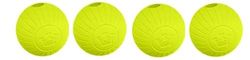Chew King, Hond 3 Inch Supreme Rubber Ballen (4-Pack) voor grote rassen