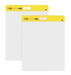 Post-it Super Sticky Self Stick Wall Pad Meeting Chart 566 White 58.4 cm x 50.8 cm 20 Sheets/Pad 2 Pads/Pack 100% PEFC SGSCH-PEFC-COC-110078