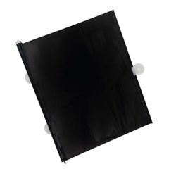 Cadox - Film Solaire Enrouleur à Ventouse - pour la Voiture et la Maison - Anti-UV et Contre la Chaleur - Couleur Noir - Dimensions 42x130cm - Installation Simple et Rapide