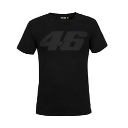 Valentino Rossi Camisetas Core,Hombre,XL,Negro