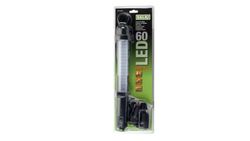 SALKI Lampara de Trabajo 30 LEDS - Linterna Para Trabajo con Imanes Portatil, Incluye Gancho Para Colgar, 4 Horas de Batería, Cargador 12V para Coche y 230V AC, Luz Potente