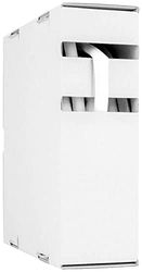 Hongshang 21111140118 Gaine thermorétractable sans colle blanche 19,00 mm 9,50 mm Taux de rétrécissement : 2:1 5 m