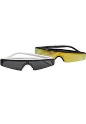 Urban Classics Sonnenbrille Sunglasses Kos 2-Pack Occhiali, Black/White, Taglia Unica Unisex-Bambini