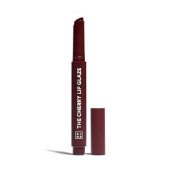 3INA MAKEUP - The Cherry Lip Glaze - Pomadka z Efektem Lateksu Dark Cherry - Pomadka z Olejem z Pestek Malin i Witaminą E - Kremowa Formuła o Wysokiej Pigmentacji - Vegan - Cruelty Free