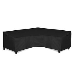 Easy-Going Funda de sofá Modular en Forma de V para Patio, Impermeable, para Exteriores, Funda Resistente para Muebles de jardín con ventilación de Aire de 89 Pulgadas de Largo (en Cada Lado) x 33.5