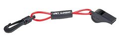 Kwik Tec Jet Logic W-2 Sifflet de sécurité avec Cordon Flottant, Rouge/Noir