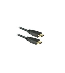 APM 590459 - Cavo HDMI 4K Ethernet - Connettori maschio/maschio - Cavo HDMI Lon da 1,8 m - Clip - Versione 1.4 Supporto 3D e Sincronizzazione Audio e Video - Accessori per TV e video - Nero