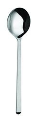Picard et Wielputz Portofino Cuillère à crème, en Acier Inoxydable, Argent, 17.7 x 30 x 30 cm