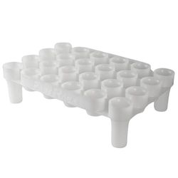 FASTFERMENT FRBB-24 FastRack Beer Bottle Drying Rack, Food Grade BPA Free HDPE Plastics, White