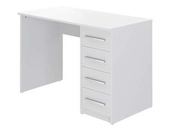 Movian Idro modern bureau met 4 laden, 56 x 110 x 73 cm, wit