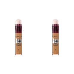 Maybelline Instant Anti Age Eraser Eye Concealer, Dark Circles And Blemish Concealer, Ultra Blendable Formula, 10 Caramel (Pack of 2)