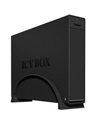 Icy Box IB-366StU3+B externe behuizing voor 3,5" (8,9 cm) SATA HDD met USB 3.0-aansluiting (UASP), SATA III, EasySwap, zwart