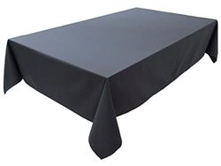 Tablecloth, Table Linen Made from 100% Cotton, Concept Collection, Choice of Colours and Sizes (Tablecloth - 150 x 150 cm, Anthracite)