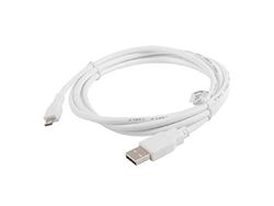 LANBERG CABLE CA-USBM-10CC-0018-W USB MACHO A MICRO USB MACHO,BLANCO,1.8 METROS