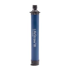 LifeStraw Filtro dell'acqua personale per escursioni, campeggio, viaggi e preparazioni alle emergenze, blu navy