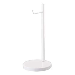 YAMAZAKI 2291 BAUTES Headphone Stand, White, Steel, 13 x 13 x 28 cm