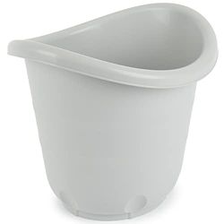 Bieco Seau de Bain Gris | Baignoire Bebe | Benoire pour Bébé Baignoire Enfant pour Douche Baignoire Bébé Baignoir Bebe Baignoires et Sièges de Bain Bébé le Bain de Bébé Siege Bain Bebe Siege de Bain