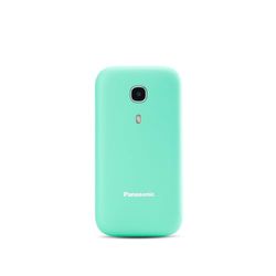 Panasonic KX-TU400EXC - Teléfono Móvil Para Personas Mayores (Botón SOS, Pantalla color TFT 2.4", 450HRS en Reposo, 4HRS de Conversación, Linterna, Cámara, Bluetooth), color Turquesa