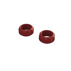 ARRMA ARA330690 Threaded Shock Collar Red (2), Multi