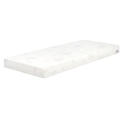 roba Asleep® Protect Rolmatras, 70 x 140 cm, babymatras met vochtbescherming, voor kinderbed, ademend en puntelastisch, geperforeerd premium schuim, afneembare overtrek, wit