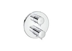 Roca A5A2M18C00 - Miscelatore termostatico per doccia a 1 via. Modello T-500 Include sottoassieme incasso e rosone