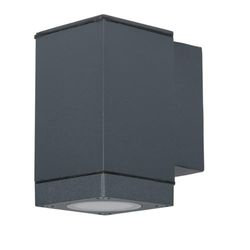 V-TAC LEDLUX LD8626 Applique Da Parete e Muro Con Portalampada GU10 Illuminazione Mono Fascio Da Un Lato IP44 Carcassa Nera SKU-8626