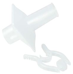 Vitalograph Eco BVF Filtro Boquilla con pinza nasal desechable - Paquete de 75