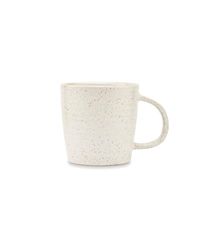 House Doctor Grande tasse en faïence Pion blanc | Tasse en faïence pour thé, café et cacao | Design danois de style Scandi