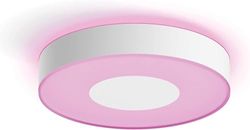 Philips Hue White and Color Ambiance Infuse, Plafoniera Smart, Media, Bluetooh, Controllo Vocale 33.5 W, Bianca