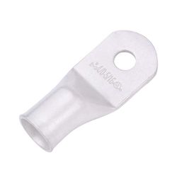 Selterm Cosse Electrique 4/0 AWG (95 mm²) - 5/16" (M8) Cosses à Sertir UL Qualité Marine, Extrémité de Câble de Batterie, Cosse Batterie Cuivre Etamé, Connecteur Anneau Tubulaire [B92] -10 pièces